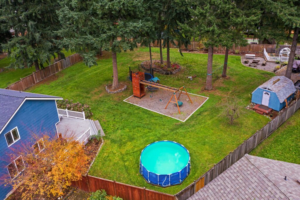 backyard oasis in bonney lake